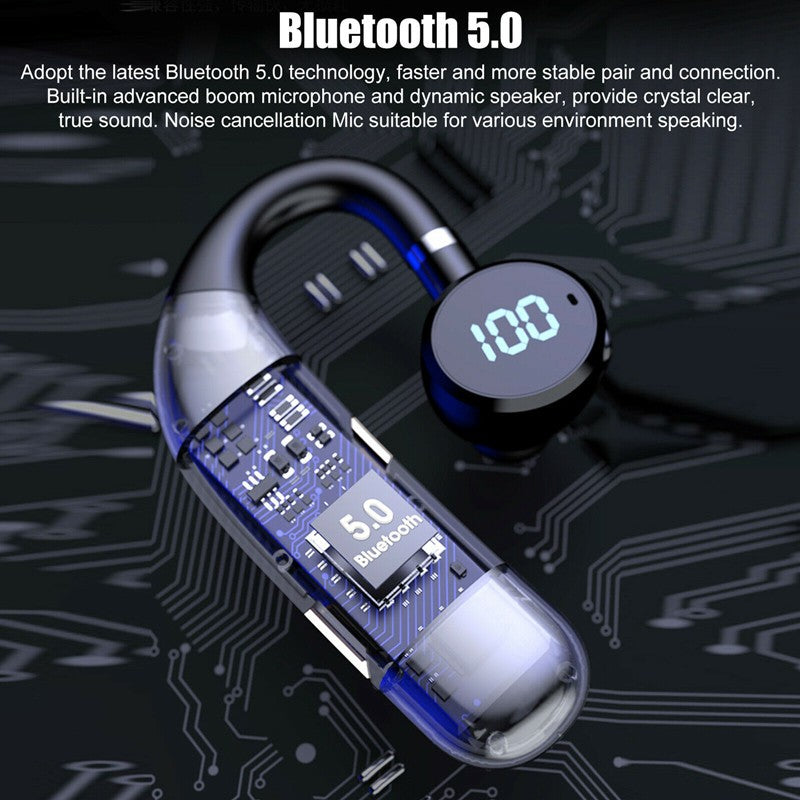 X9S Digital Display Single Ear Wireless Bluetooth Earhook Touch Headset Waterproof Men Women Sports Music Calling Earphone X9S Digital Display Single Ear Wireless Bluetooth Earhook Touch Headset Waterproof Men Women Sports Music Calling Earphone